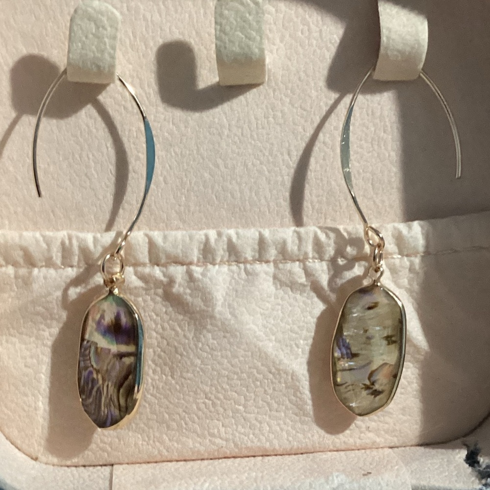 🐚Abalone Shell Earring Set – 2 Pair Bundle ✨ - Picture 11 of 17